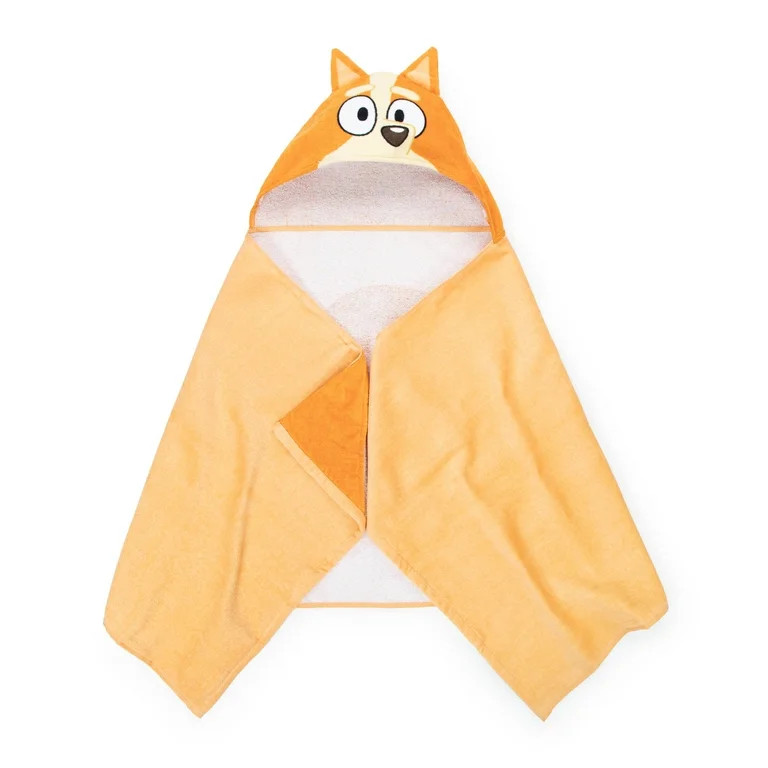 Bingo Kids Bath Hooded Towel Wrap, 51 x 22, Cotton, Blue, Marvel | Walmart (US)