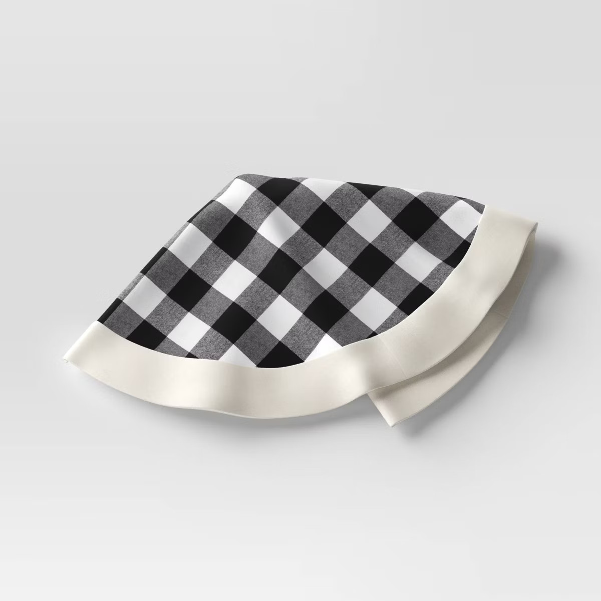 48" Buffalo Check Christmas Tree Skirt Black/White - Wondershop™ | Target