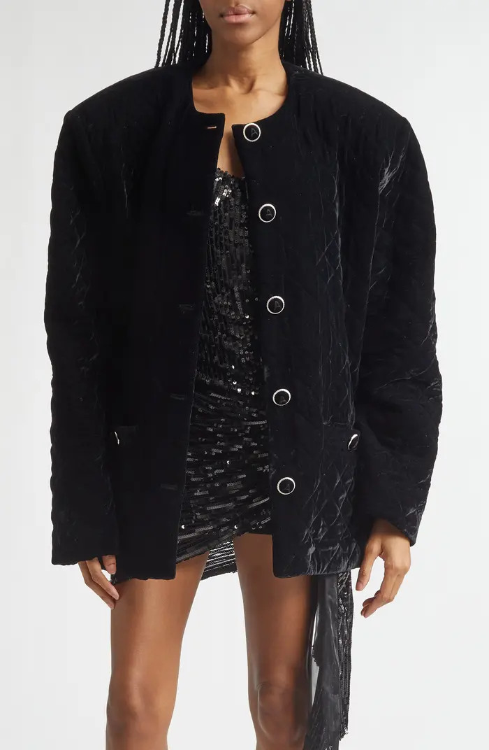 Quilted Velvet Lady Jacket | Nordstrom