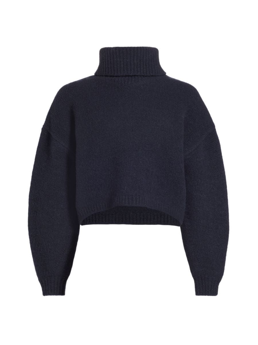 Kath Cropped Merino Turtleneck Sweater | Saks Fifth Avenue