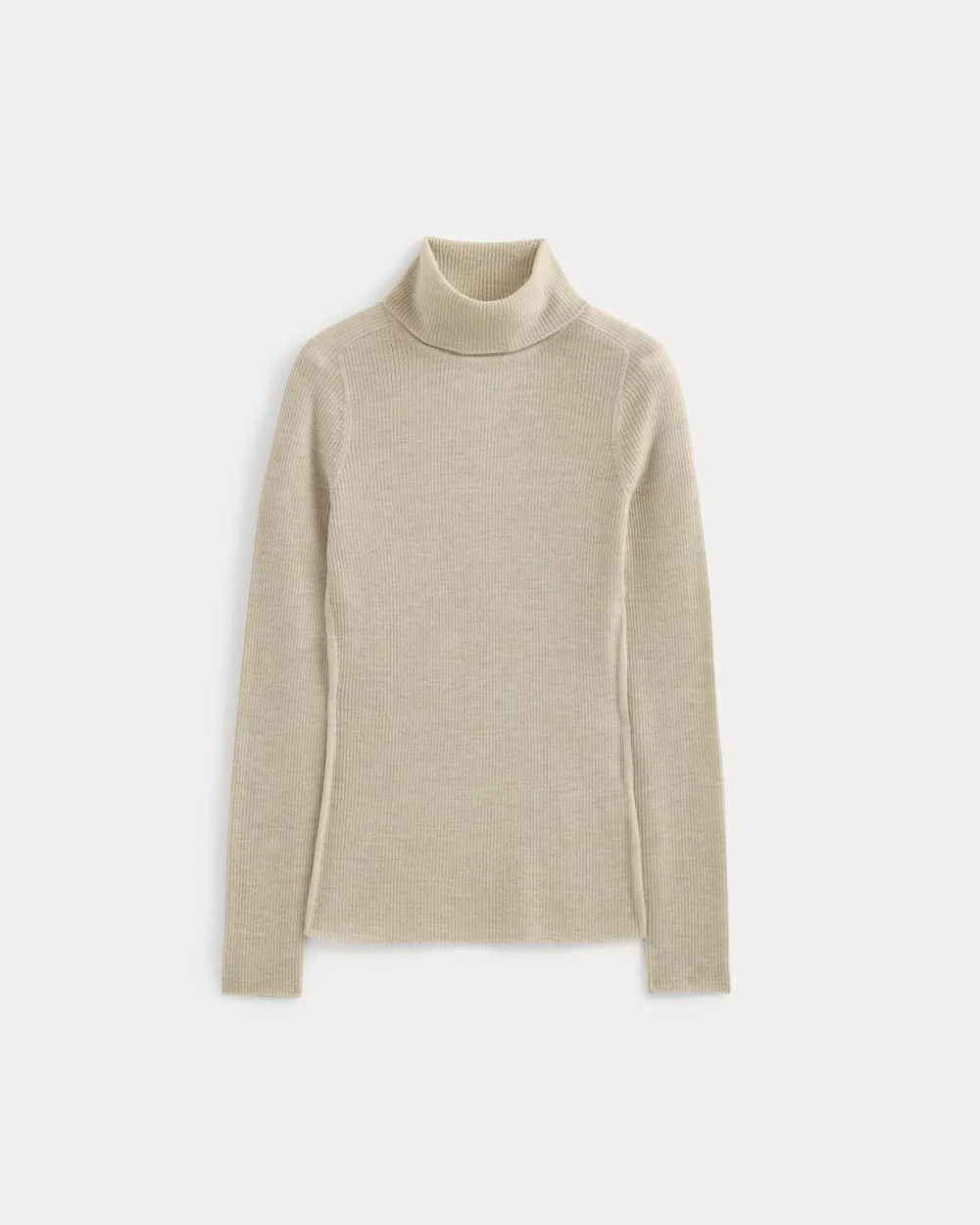 The Turtleneck in Ultrasoft Merino | Heather Oatmeal | Everlane