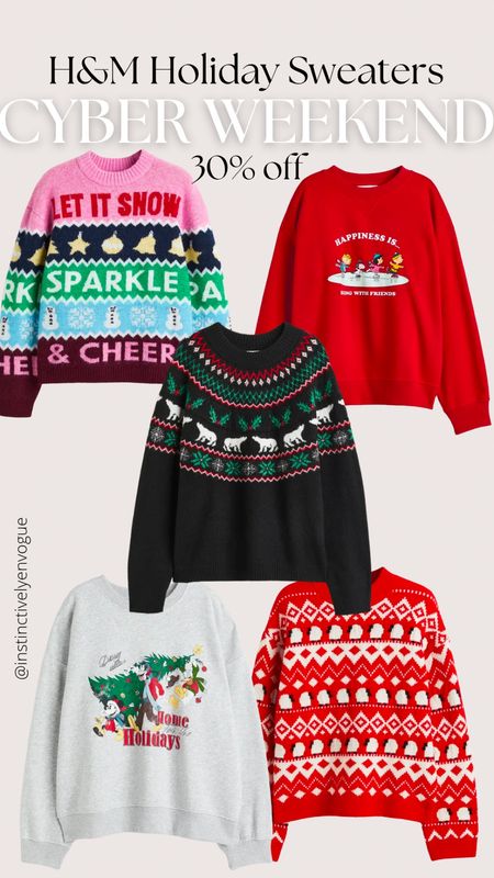 H&M sale holiday sweaters for women, Christmas sweater, Christmas sweaters, ugly Christmas sweaters 

#LTKHoliday #LTKCyberweek #LTKGiftGuide