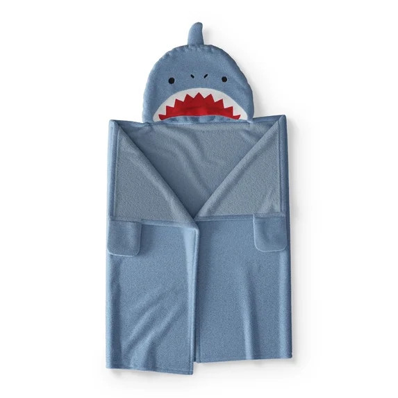 Mainstays Kids Cozy Plush Hooded Throw, Shark, 50" x 40" | Walmart (US)