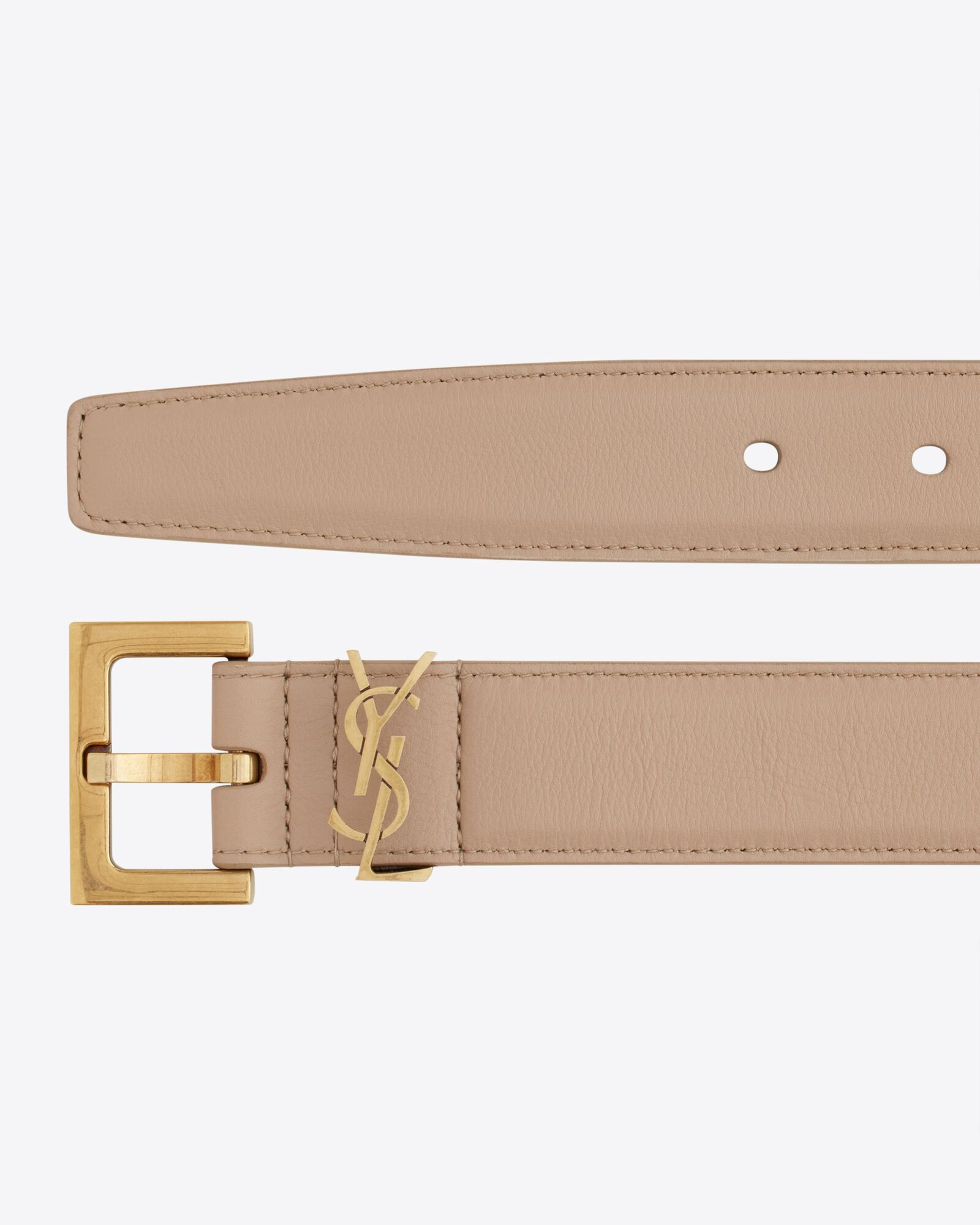 CASSANDRE THIN BELT WITH SQUARE BUCKLE IN BOX SAINT LAURENT LEATHER | Saint Laurent | YSL.com | Saint Laurent Inc. (Global)