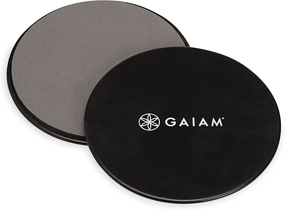 Gaiam Core Sliding Discs - Dual Sided Workout Sliders for Carpet & Hardwood Floor - Home Ab Pads ... | Amazon (US)