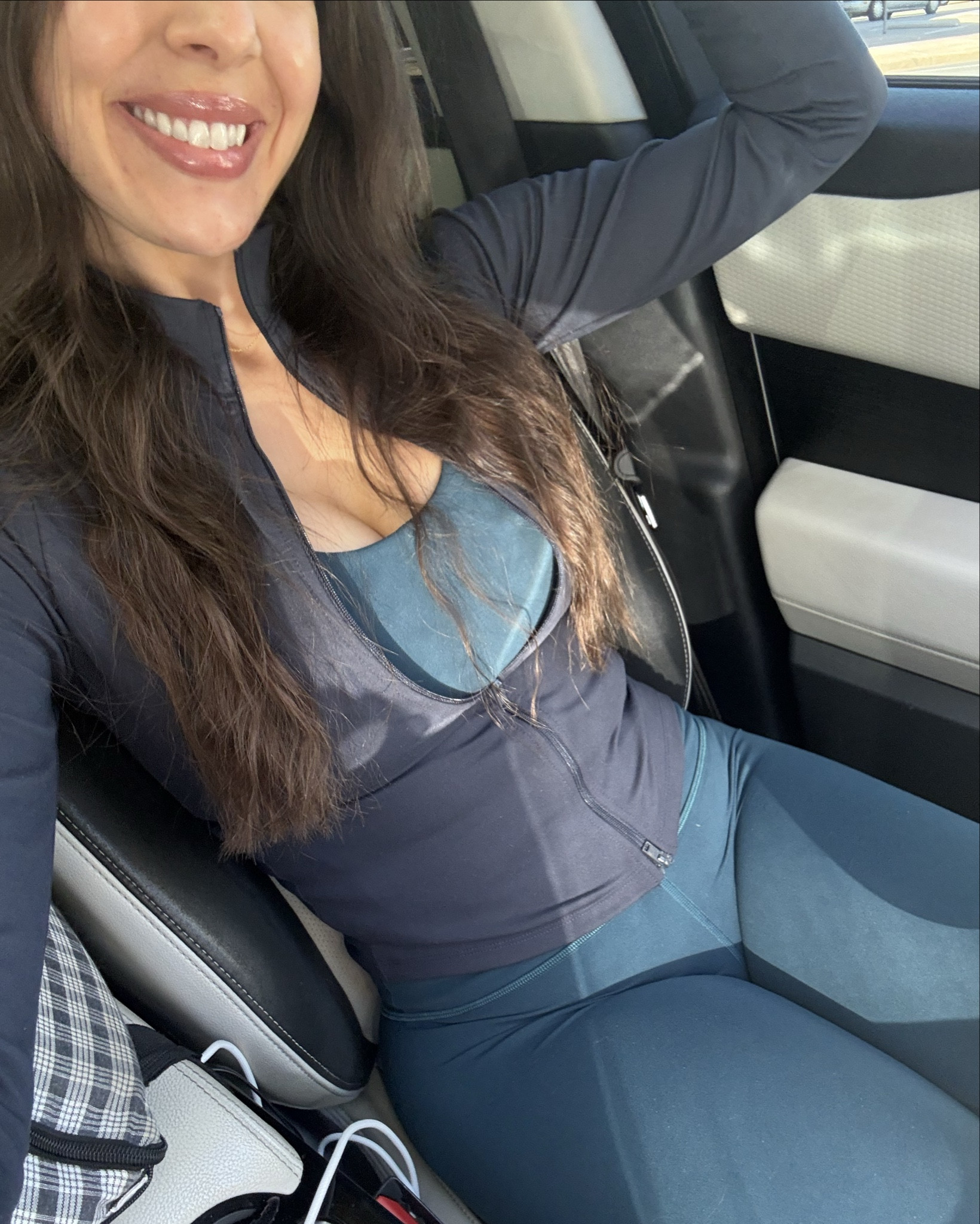 Thursday workout fit. 

target jacket: small 

indochine blue lulu set:
top: 6
bottoms: 4

#LTKfitnessgoals #LTKActive



#LTKdayinmylife #LTKActive #LTKootd