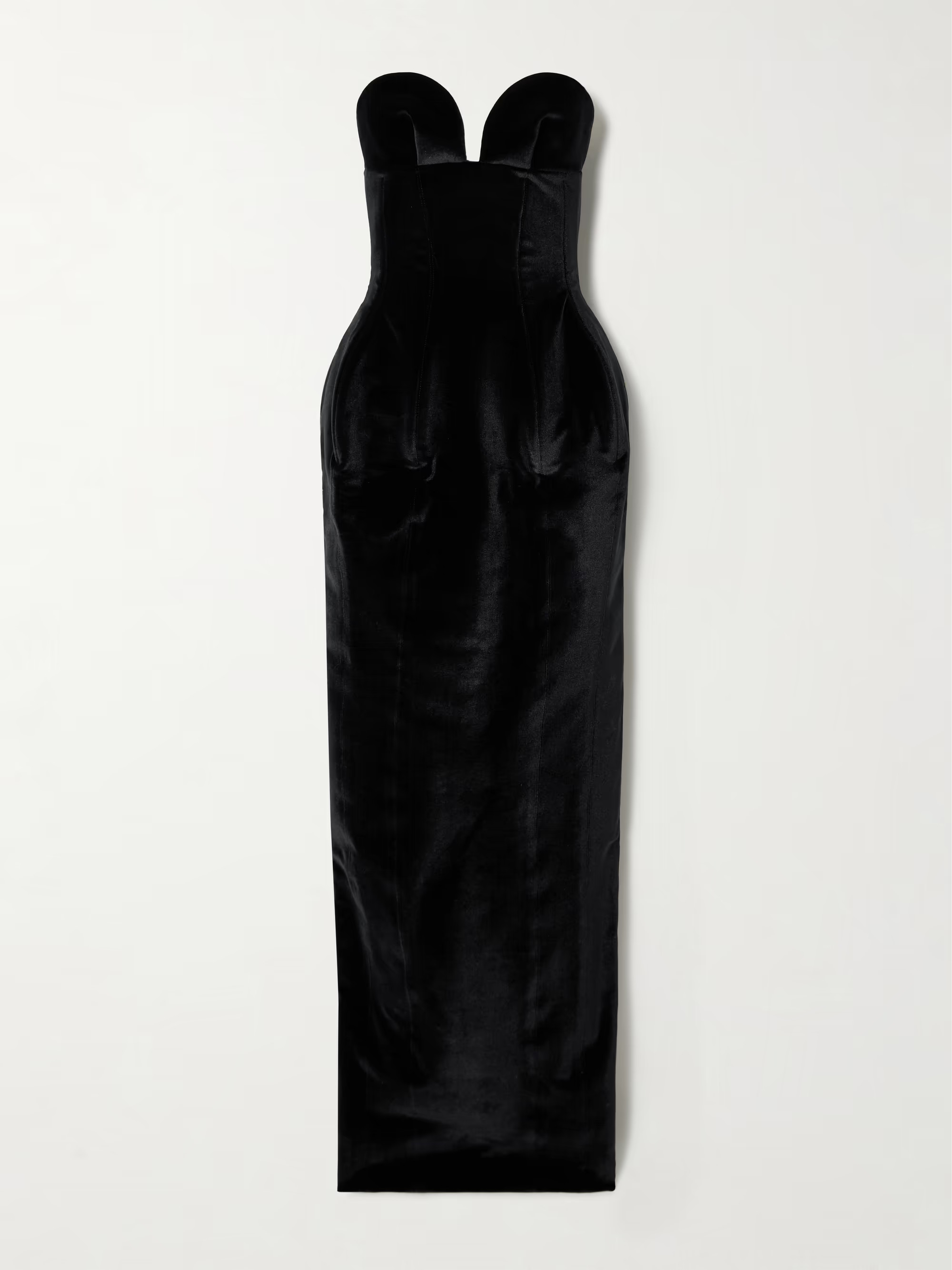 Strapless velvet gown | NET-A-PORTER (UK & EU)