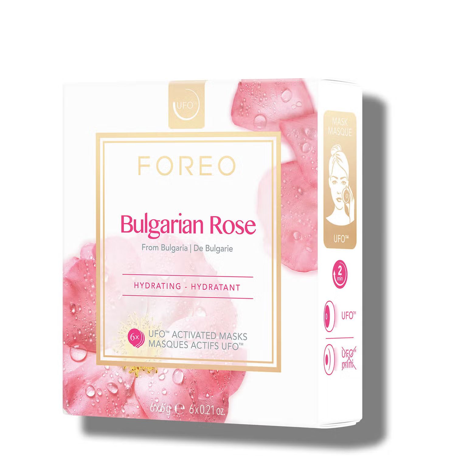 FOREO Bulgarian Rose UFO Moisture-Boosting Face Mask (6 Pack) | Look Fantastic (UK)