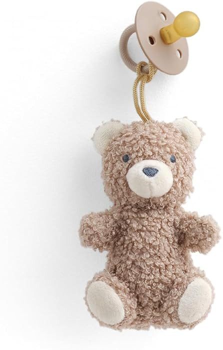 Itzy Ritzy Pacifier & Lovey Set - Natural Rubber Paci with Stuffed Animal Lovey - Detachable Plus... | Amazon (US)