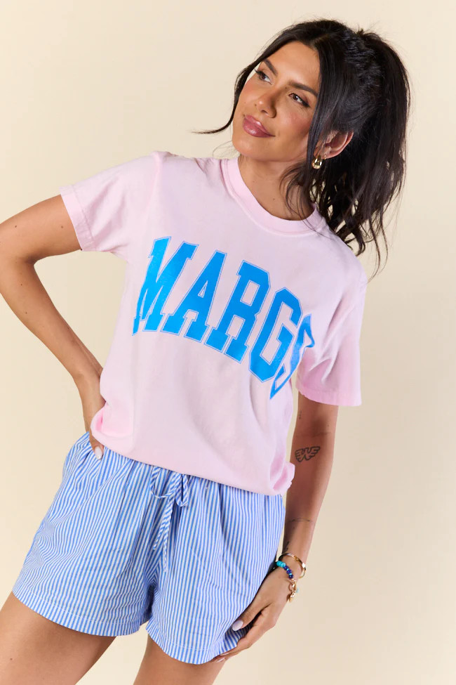 Margs Light Pink Graphic Tee | Pink Lily