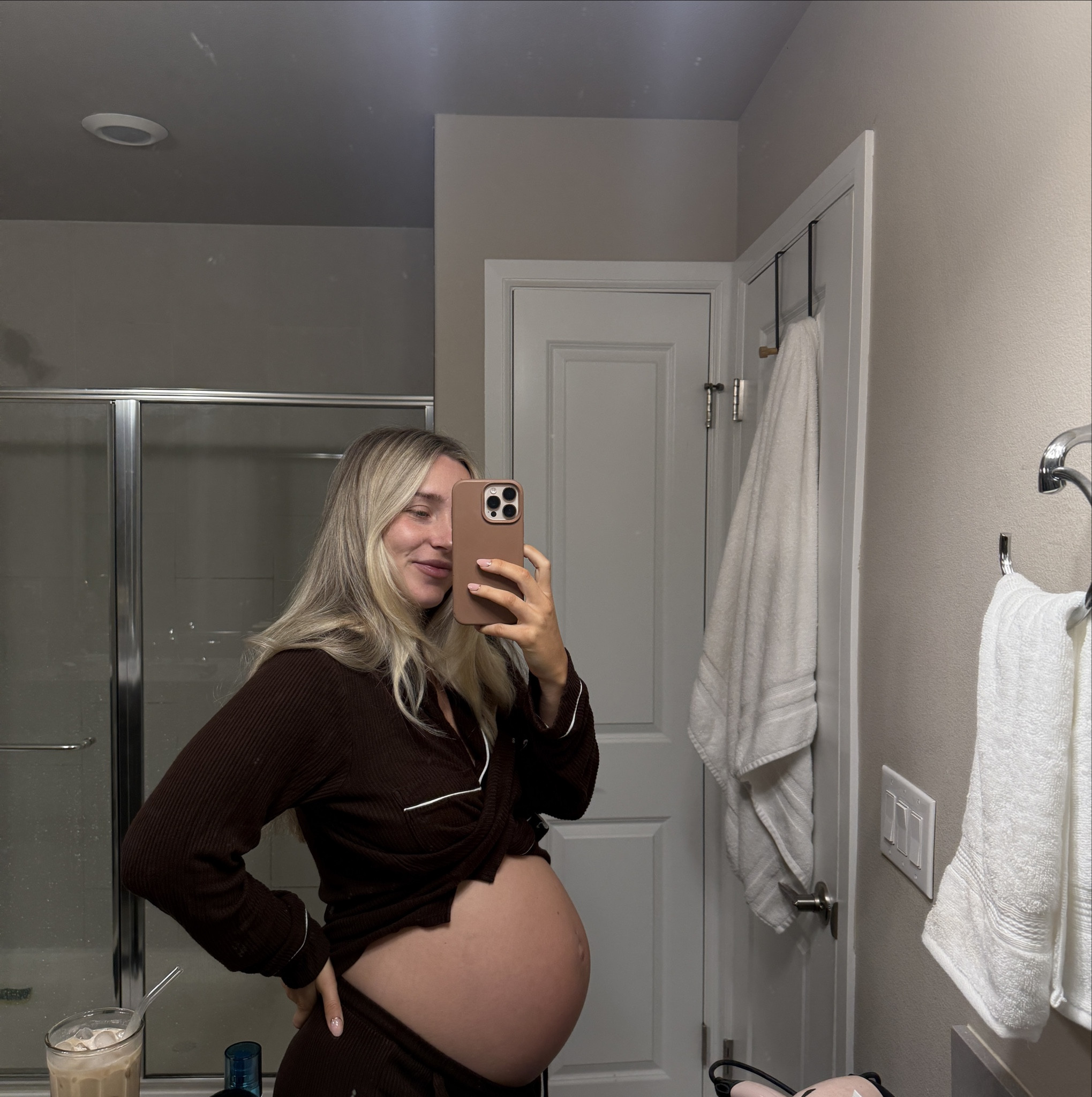 Fav pajamas 🤍🧸 #pajamas #pregnant 