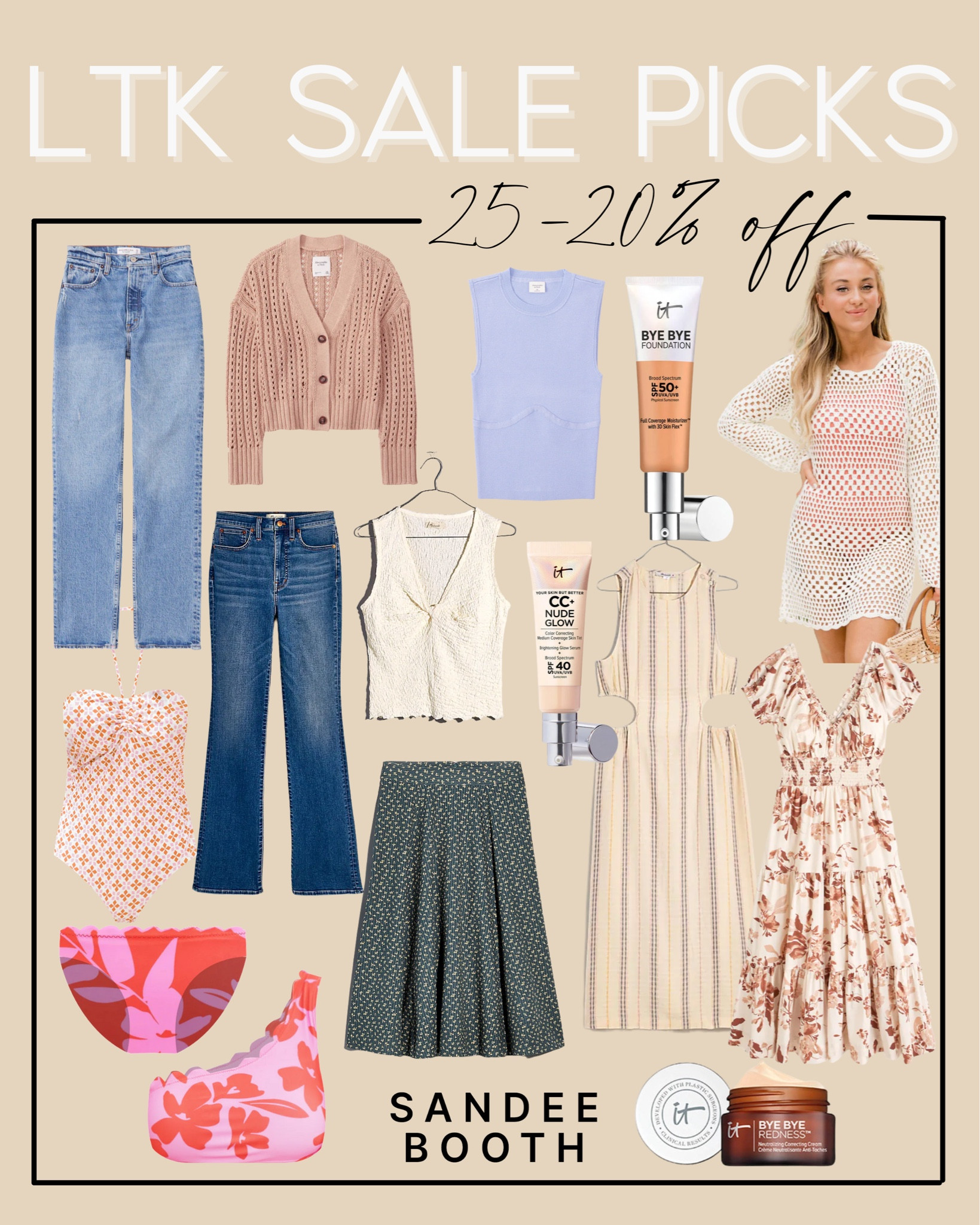 ltk sale picks / ltk sale save 20-25% on top brands like Abercrombie, Anthropologie, Pink Lily, Madewell, it cosmetics, and more / ltk sale / abercrombie sale / madewell sale / swim sale / spring outfits sale 

#LTKsalealert #LTKSale #LTKstyletip