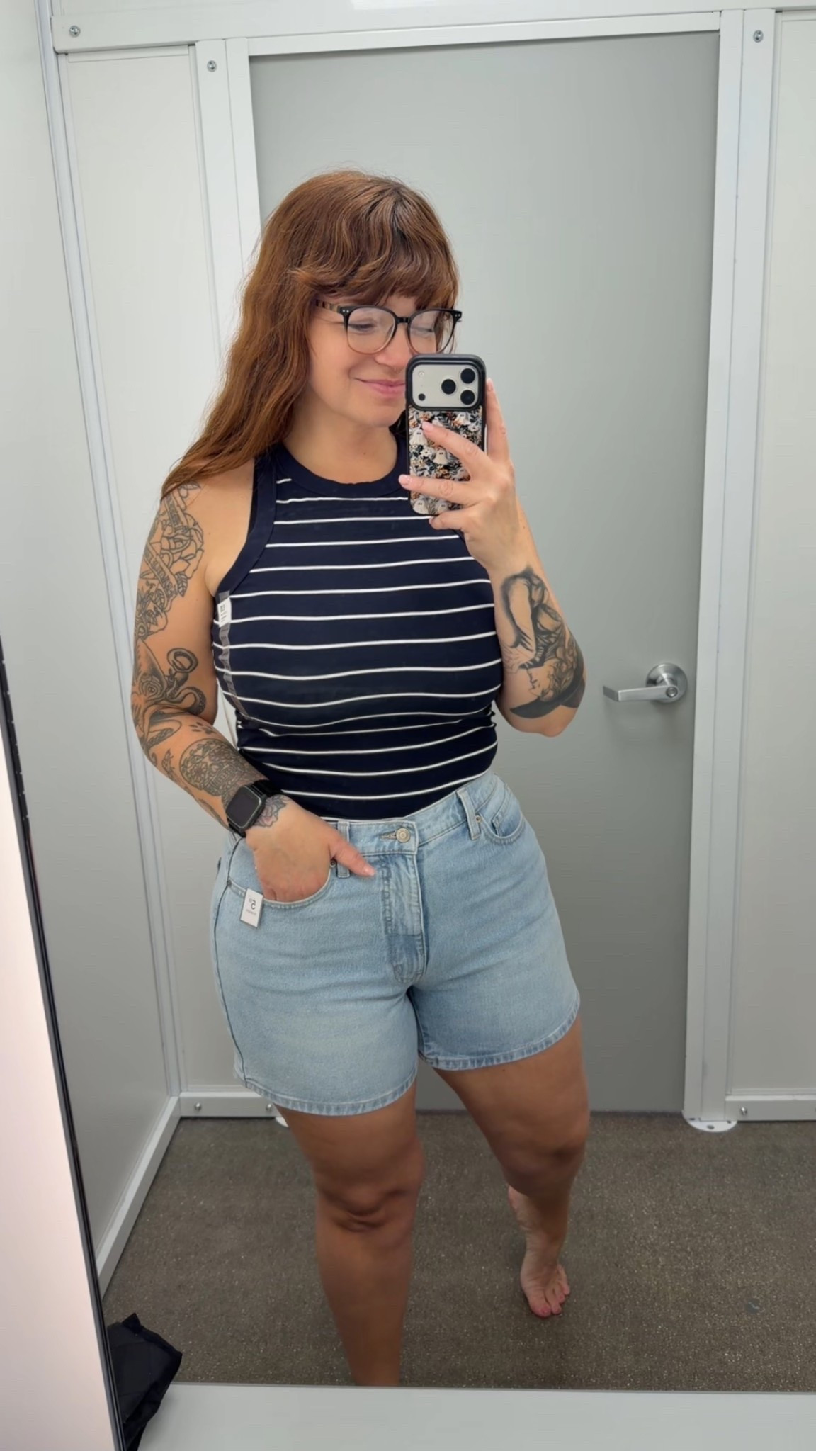 Simple outfit found at Walmart. I’m 5’7 186 wearing a medium top & size 10 shorts. I would be more comfortable sizing up in these. #midsize #staplepieces #walmart #walmartfind 

#LTKgrwm #LTKootd #LTKMidsize