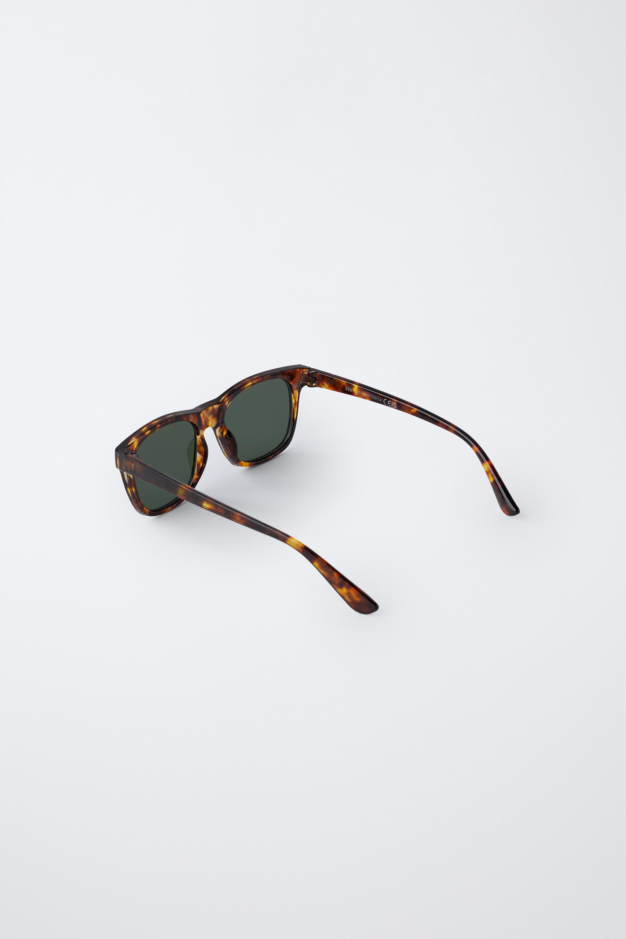 RECTANGULAR PLASTIC FRAME SUNGLASSES | Zara US