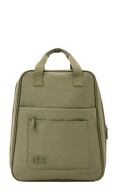 BEIS The Expandable Backpack in Olive from Revolve.com | Revolve Clothing (Global)