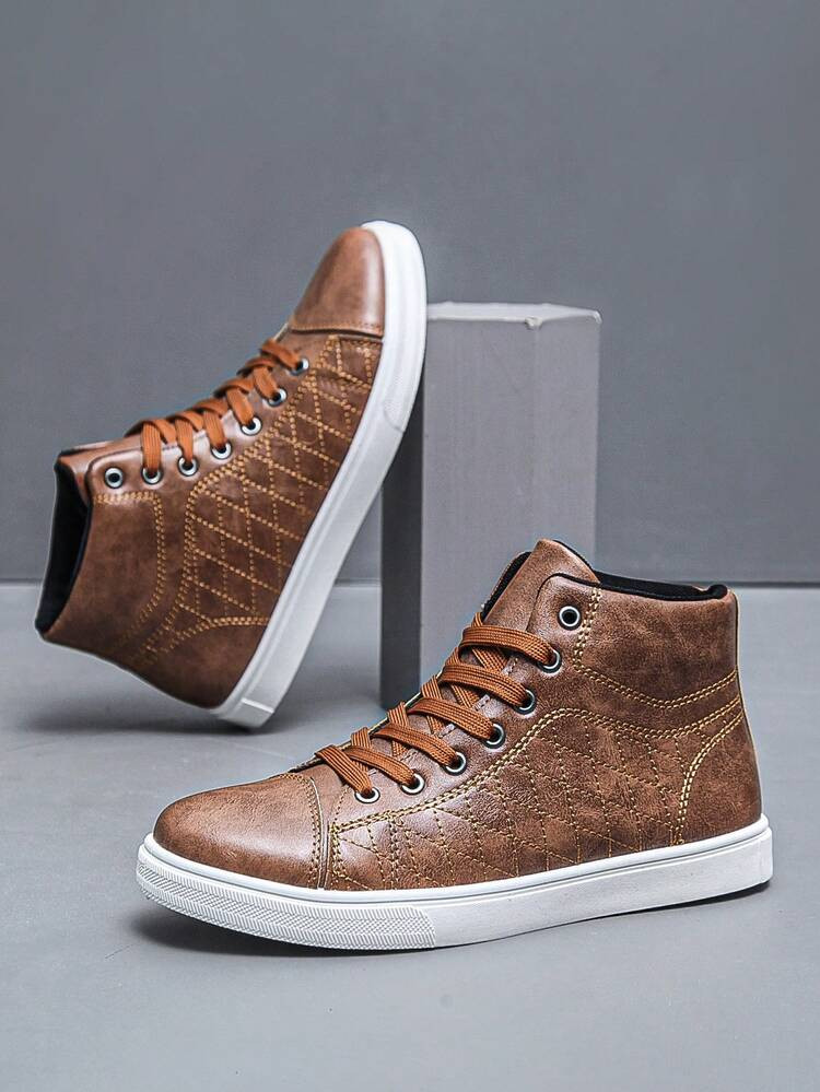 Men's Fashion Casual Sporty Sneakers Mid-Top | SHEIN