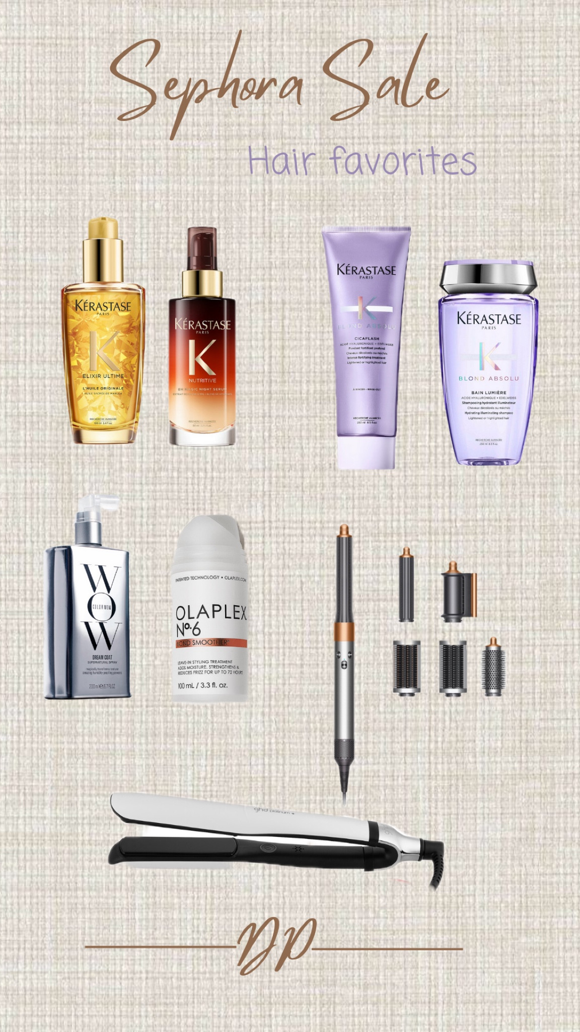 Sephora sale hair favorites
Dyson, kerastase, olaplex, ghd

#LTKBeautySale #LTKsalealert
