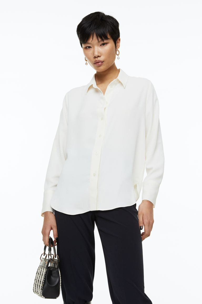 Pointed-collar Shirt | H&M (US + CA)