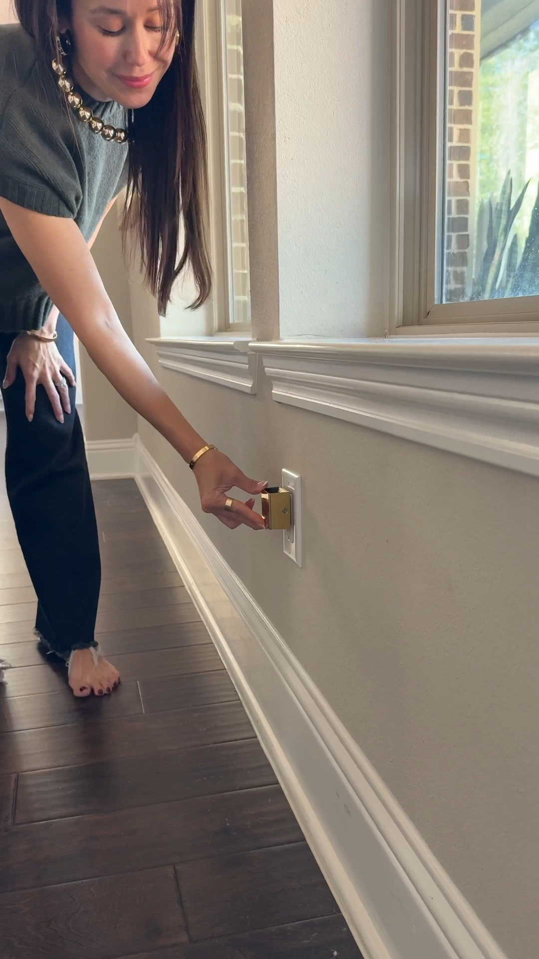 These gold dusk-to-dawn night lights are such a small upgrade but make a big difference. They turn on automatically at night, give the softest warm glow, and the sleek gold finish looks so elevated. Perfect for hallways, bathrooms, kitchens, and bedrooms—functional and beautiful.


gold night lights, dusk to dawn night light, automatic night light, plug in night light, warm glow night light, hallway night light, bathroom night light, kitchen night light, modern night light, home lighting finds, neutral home decor, modern organic home

#LTKHome #LTKFindsUnder50