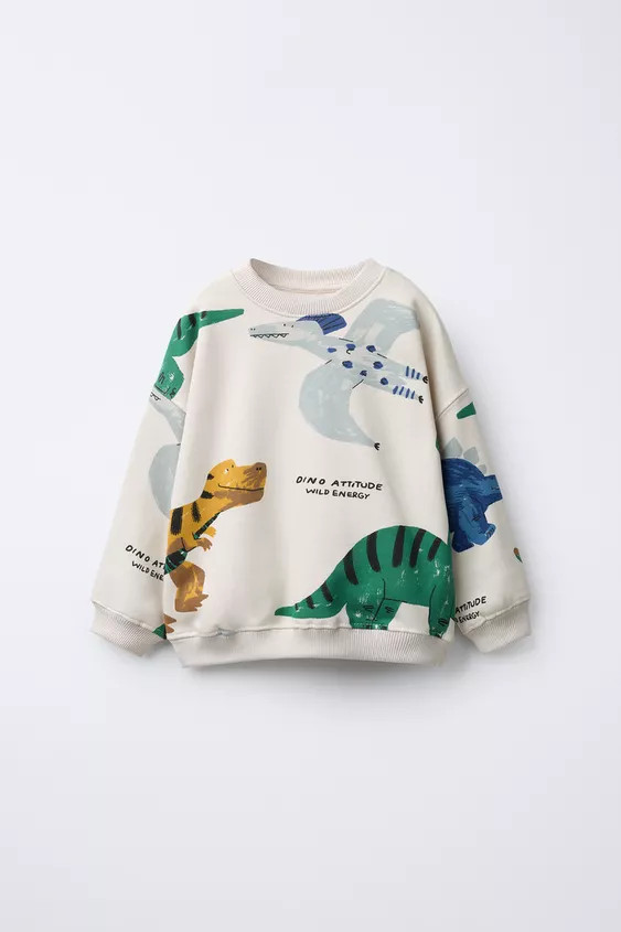 DINOSAUR PRINT SWEATSHIRT | Zara US