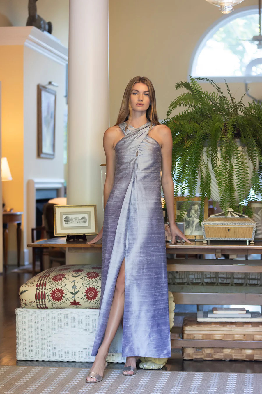 Camille Dress - Icy Silver | Julia Amory