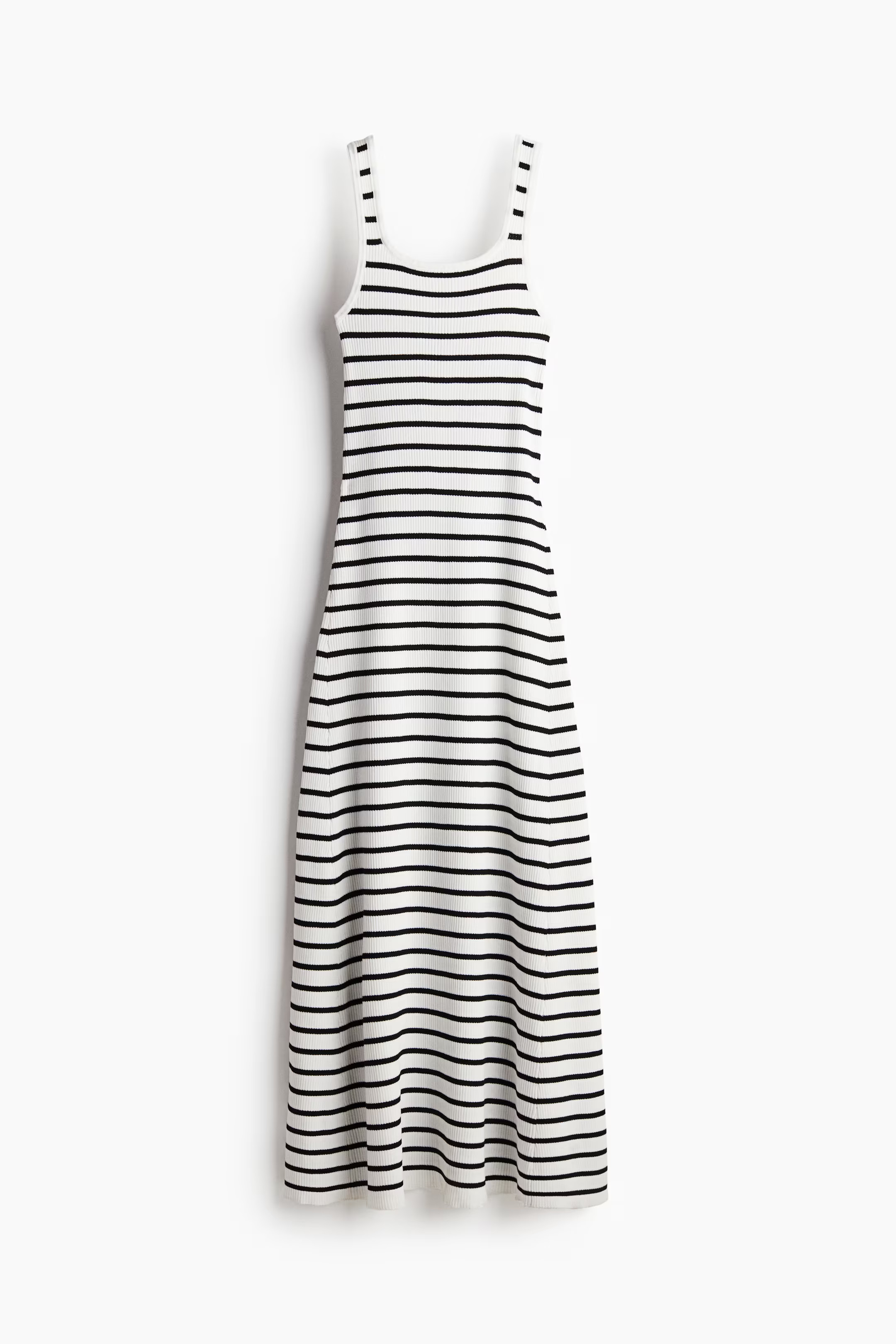 Flared-skirt rib-knit dress | H&M (UK, MY, IN, SG, PH, TW, HK)