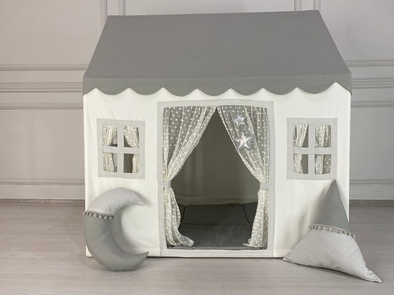 Personalised Play Tent With Mat, Customised Kids Playhouse, Easy to Wash, Indoor and Outdoor Play... | Etsy (US)