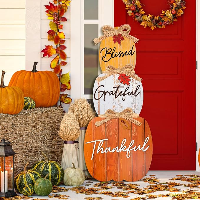 Vercraft 35 Inch Porch Standing Decor Wood Outdoor Wooden Welcome Home Sign for Home Farmhouse Ha... | Amazon (US)