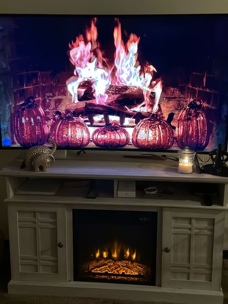 I love my fireplace! Getting things set up for the fall 🍁

#LTKhome #LTKHalloween #LTKHoliday