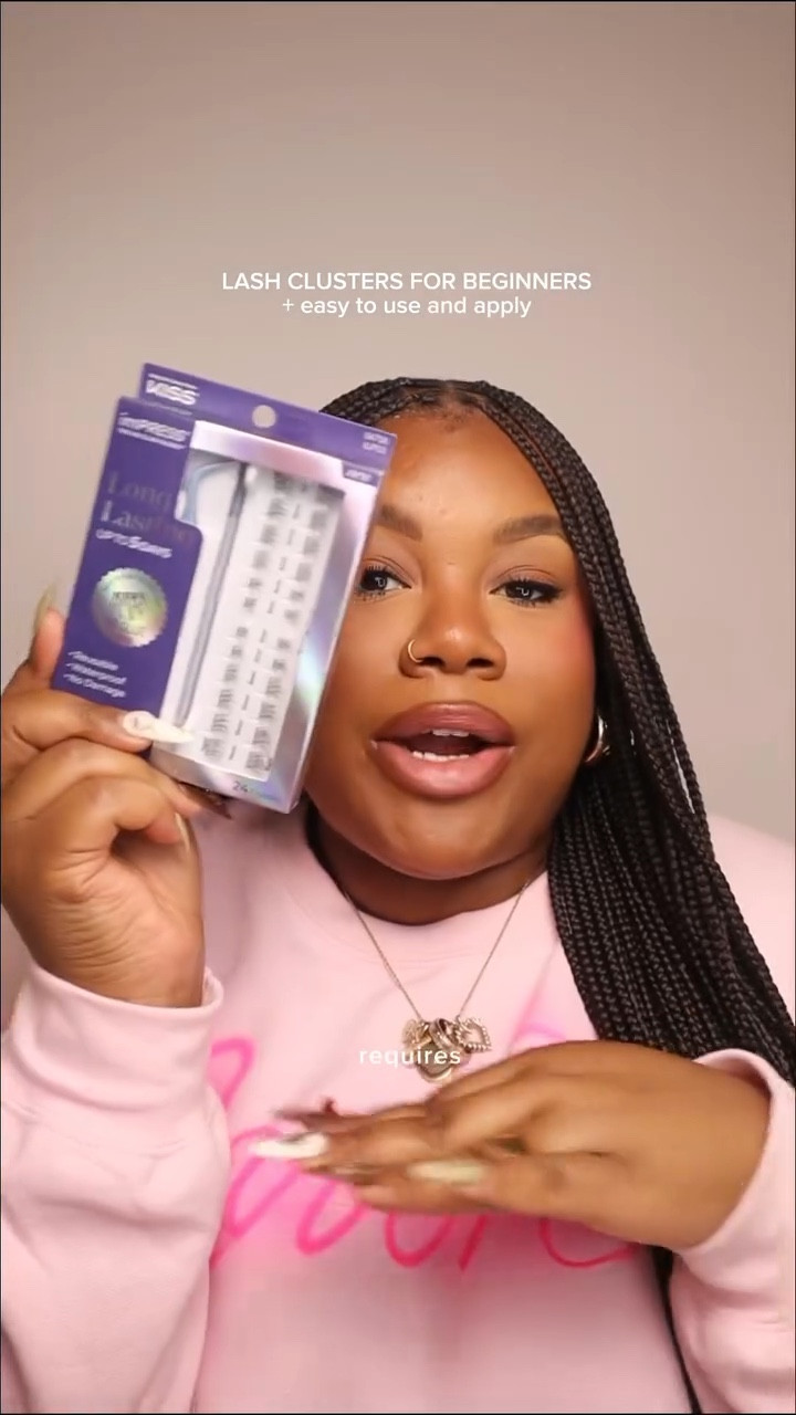 Yuh..get in on it 🤫

I’ve been wearing press on lash clusters from @impresslashes from Kiss for a while now. A strip lash barely sees me coming these days! They’re super beginner friendly and perfect for your natural or no- makeup makeup days. You can grab them at @ultabeauty! 

Impress lashes, DIY lash extensions, how to apply lashes, individual lash clusters 

#beautymavenraven #ubcollective

#LTKPlusSize #LTKFindsUnder50