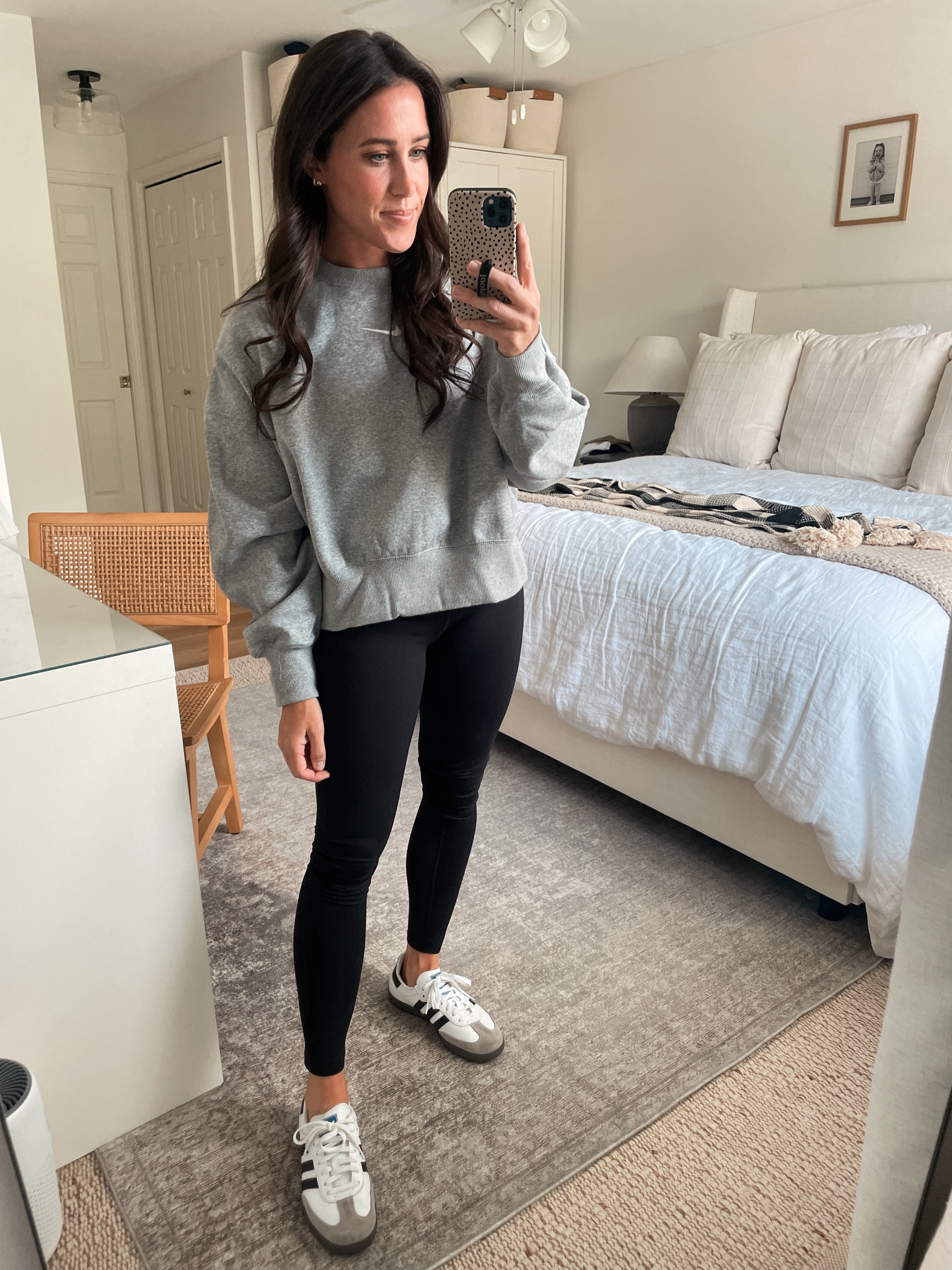 NSale 
Sweatshirt small
Leggings small


#LTKxNSale #LTKSaleAlert #LTKStyleTip