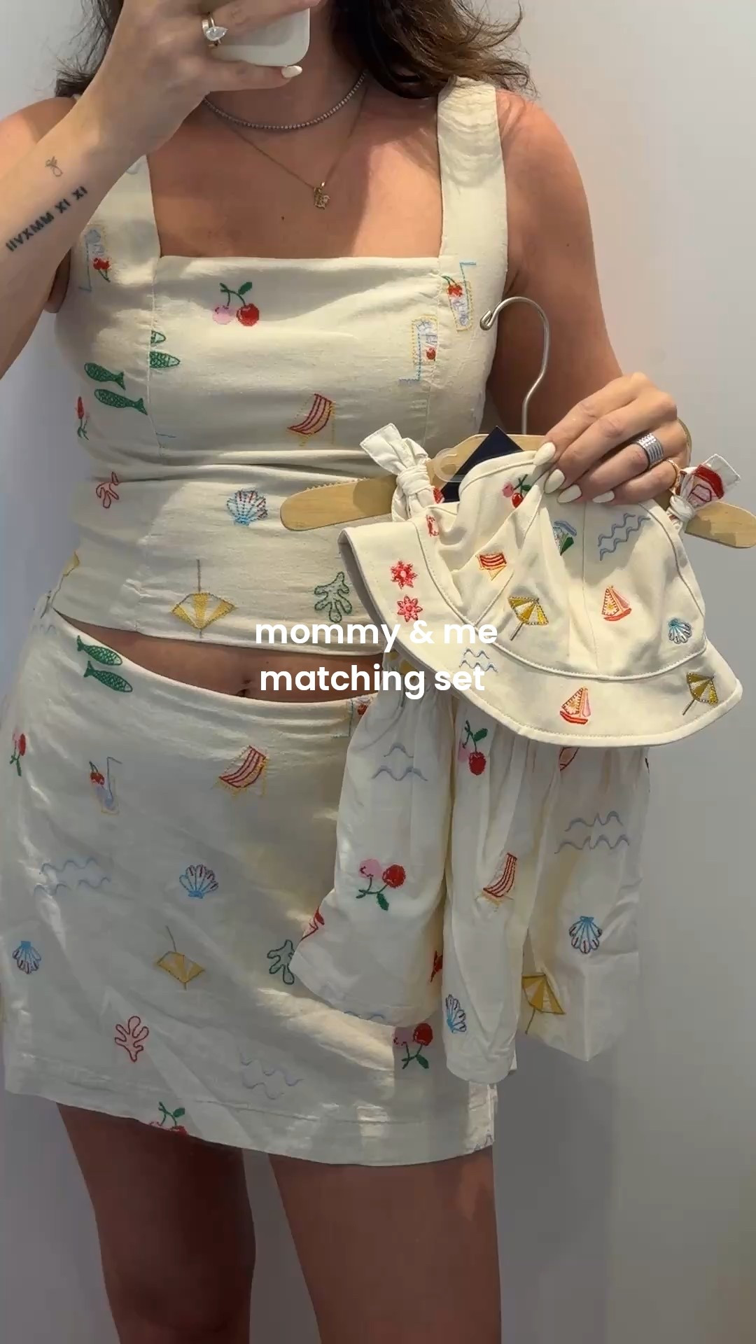 the mommy and me matching set of summer from the gap 

#LTKStyleTip #LTKBaby #LTKFindsUnder100