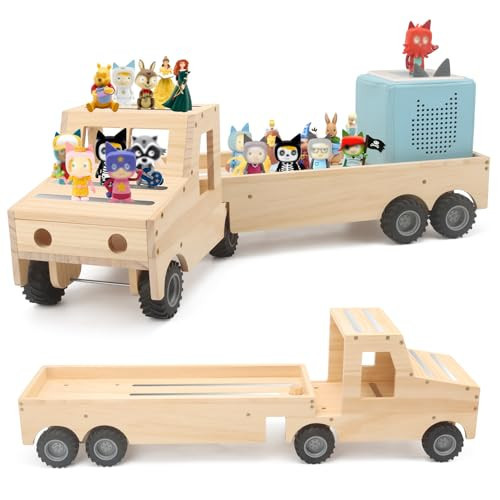 RZYLKA for Tonies Box Organizer Shelf Storage, for Tonie Shelf Magnetic, Compatible with Tonie Box Player Character, Display Collection 20~30 Characters - Truck | Amazon (US)