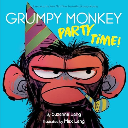 Grumpy Monkey Party Time!      Hardcover – Picture Book, October 15, 2019 | Amazon (US)