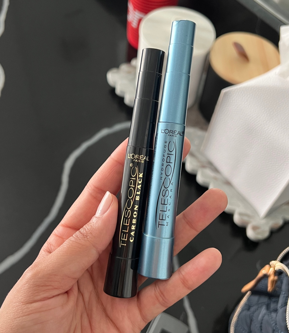 Seriously the best mascara ever. The waterproof holds up so well and the regular I use on my bottom lashes. #makeuphack #mascara #makeupp
