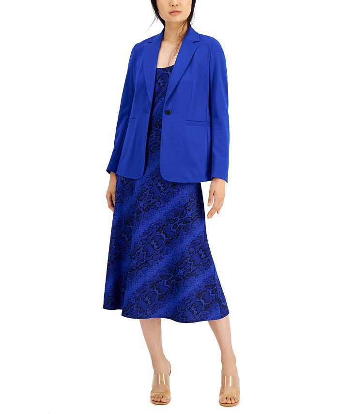 Bar III Single Button Blazer, Created for Macy's & Reviews - Jackets & Blazers - Women - Macy's | Macys (US)