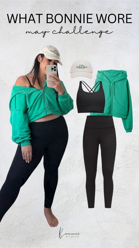 Midsize Athleisure Outfit of the Day 💚 Midsize Fashion | Activewear | Curvy Athleisure | Casual Outfit Ideas | Summer Outfit

#LTKMidsize #LTKActive #LTKFitness