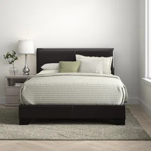 Everly Quinn Emmadell Queen Upholstered Panel Bed | Wayfair North America