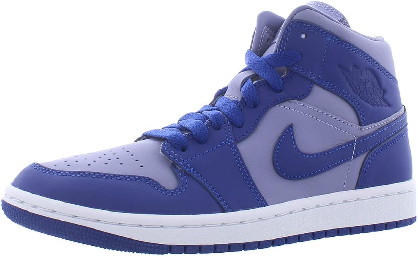 Women's Jordan 1 Mid SE Iron Purple/Deep Royal Blue (DH7821 500) | Amazon (US)