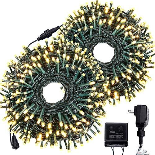 COSFLY Outdoor Chrisatmas String Lights 276FT 800LEDs, Fairy String Lights for Outdoor Garden Hallow | Amazon (US)