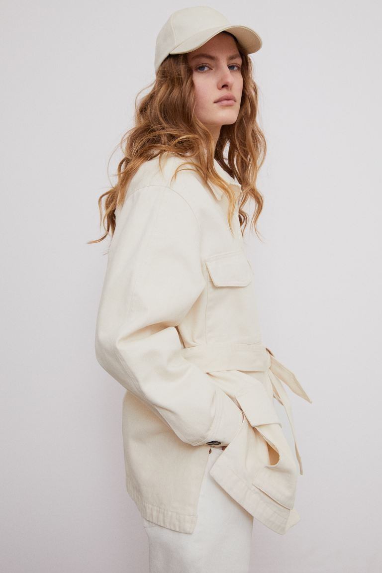 Tie-belt shacket | H&M (US + CA)