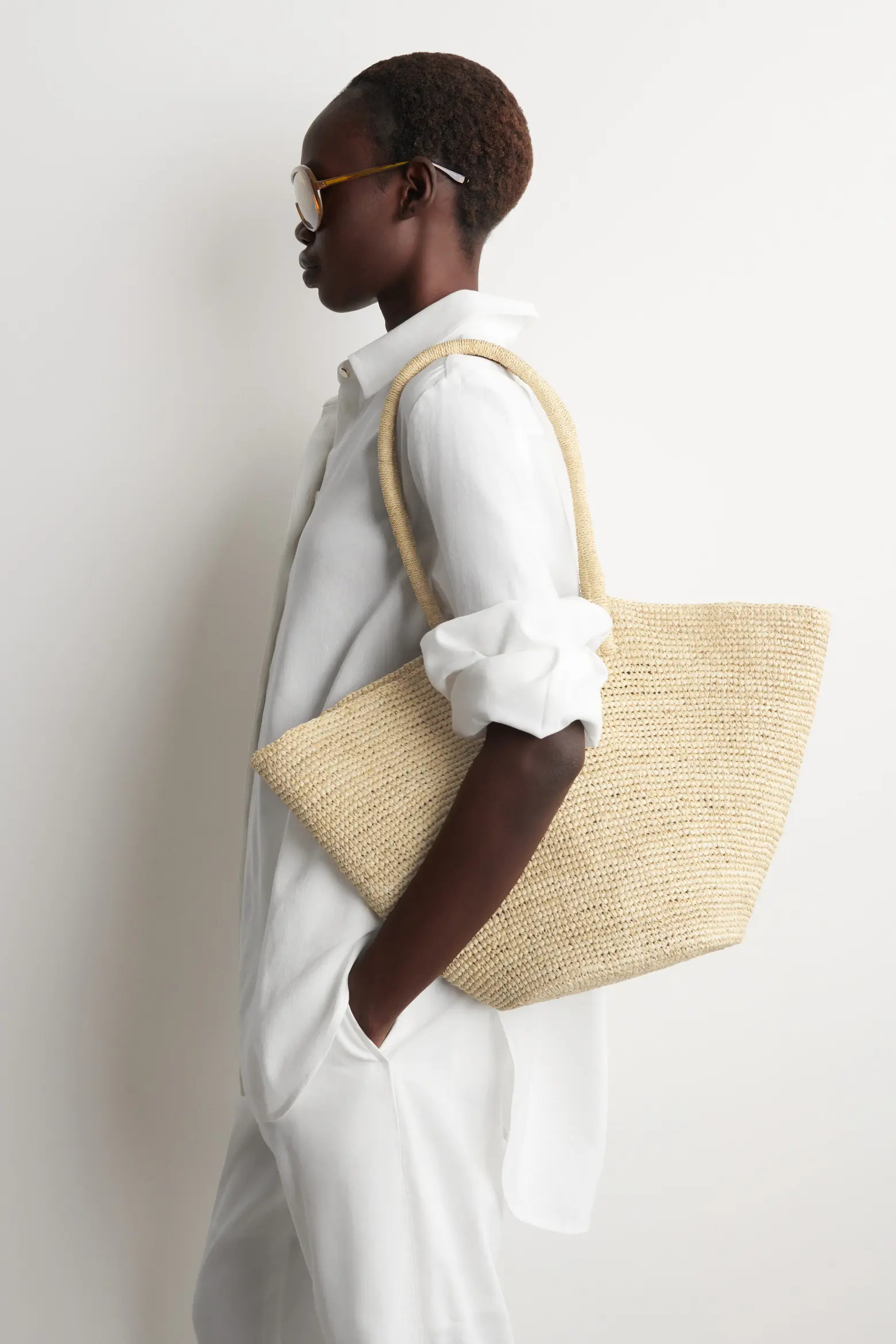 Hand-Woven Market Tote - Straw (Women) | Nordstrom | Nordstrom