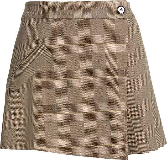 Adriana Asymmetrical Pleated Miniskirt | Nordstrom