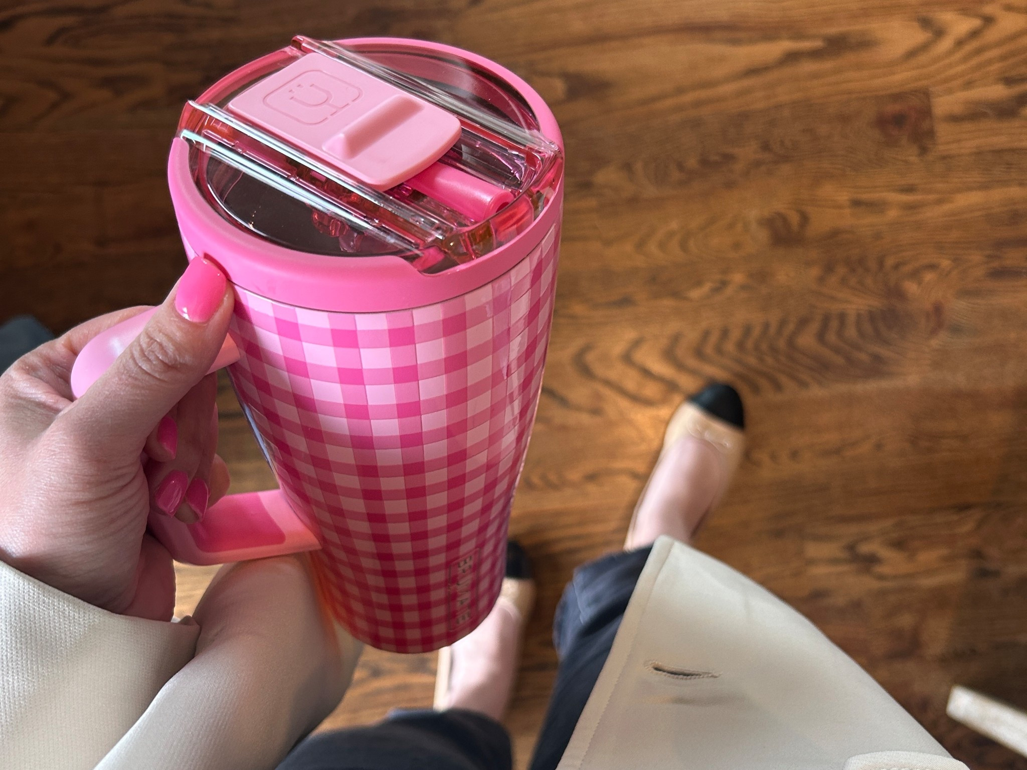 Pink Brumate, ballet flats, trench coat 

FYI: Coat runs oversized, size down 

#LTKPetite #LTKdayinmylife #LTKOver40