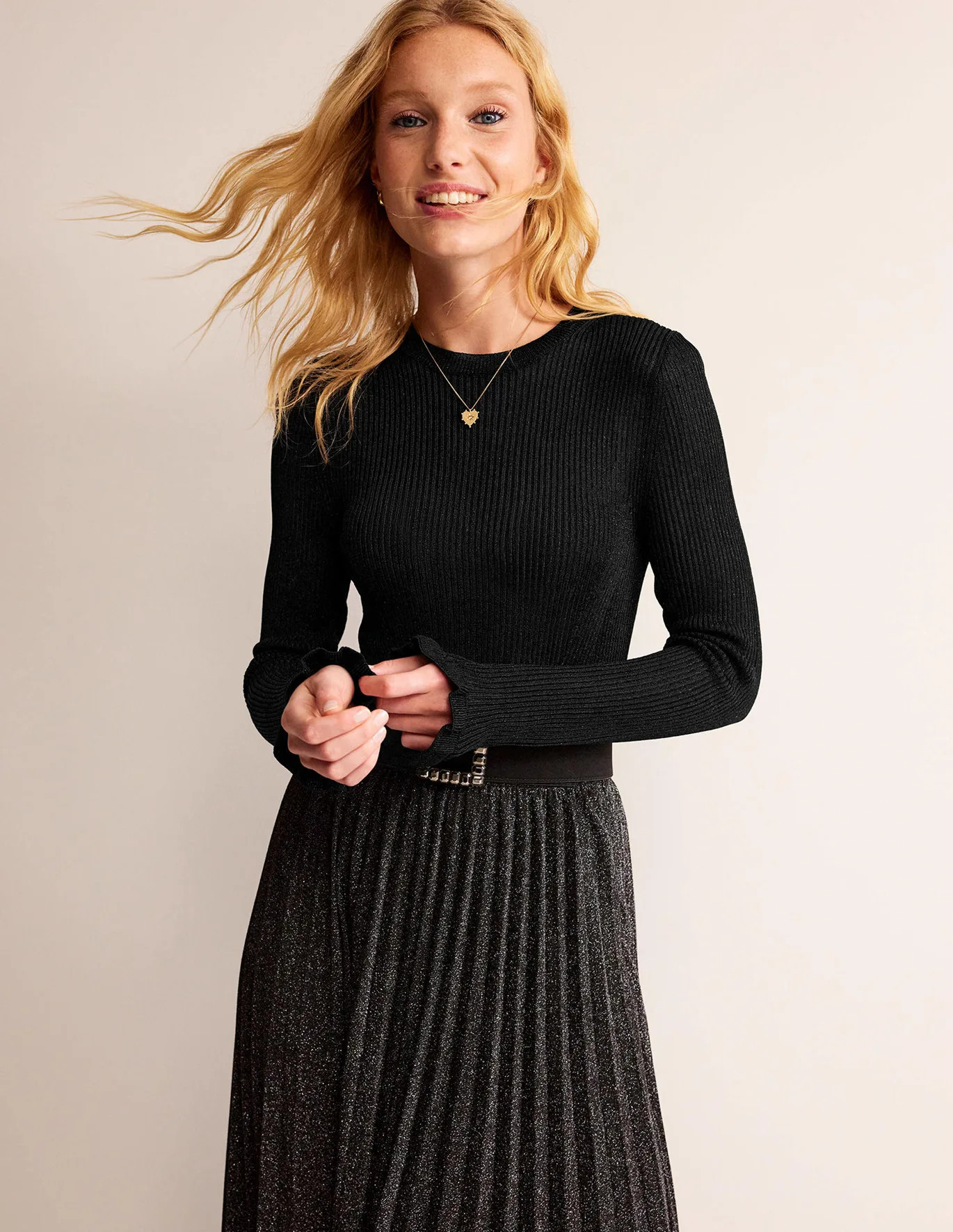 Sparkle Rib Party Sweater | Boden (US)