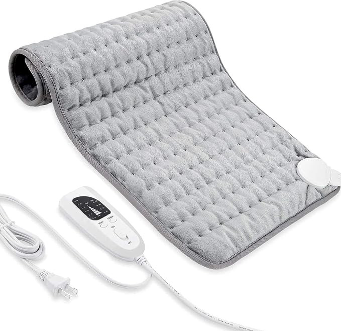 Heating pad Electric Heat Pad for Back Neck Shoulder Knee Arms Legs- Electric Heat Pads with 6 He... | Amazon (US)