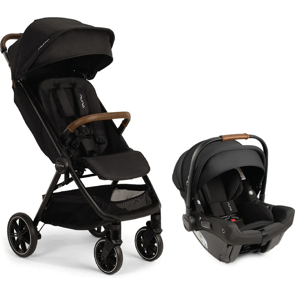 Nuna TRVL™ LX + PIPA™ urbn Stroller & Car Seat Travel System in Caviar at Nordstrom | Nordstrom