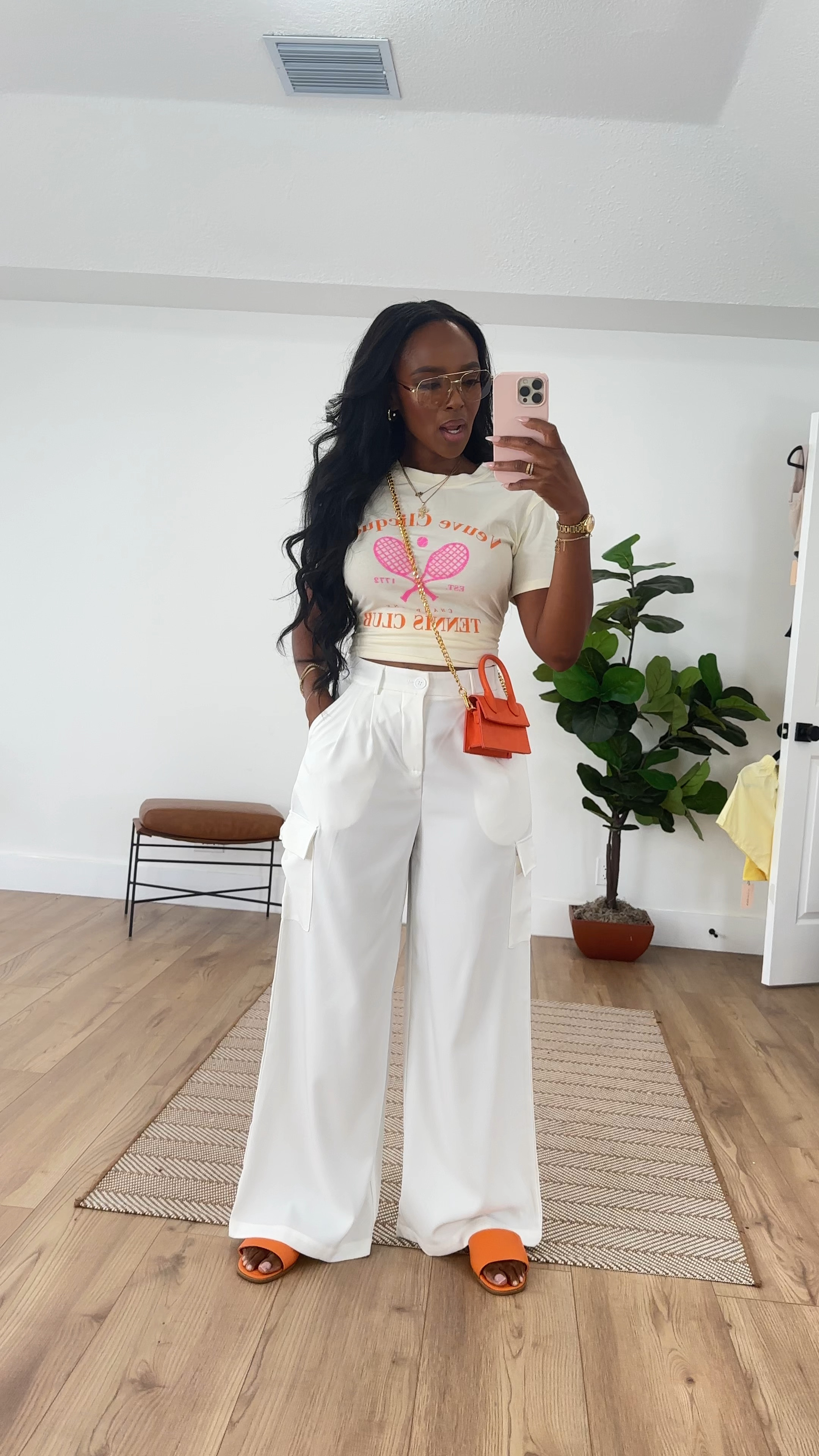 Small Top I knotted the back
Size 6 cargos 
True to size 

IG: @kirasfashionfinds 

#LTKMidsize #LTKVideo #LTKFindsUnder50