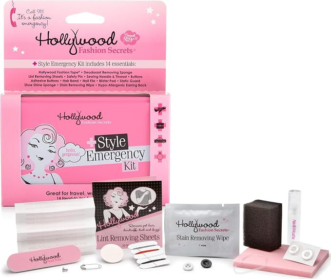 Hollywood Fashion Secrets Style Emergency Kit – Your Compact, On-the-Go Wardrobe Savior with Fa... | Amazon (US)