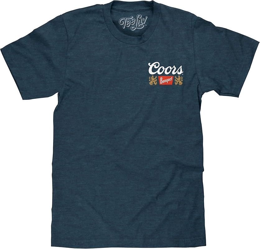 Tee Luv Coors Banquet Shirt - Golden Colorado Coors Beer T-Shirt | Amazon (US)